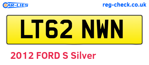 LT62NWN are the vehicle registration plates.
