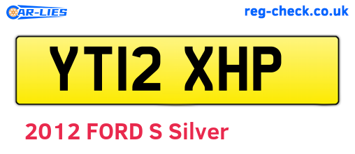 YT12XHP are the vehicle registration plates.