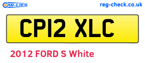 CP12XLC are the vehicle registration plates.