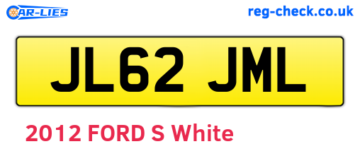 JL62JML are the vehicle registration plates.