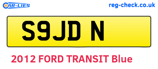 S9JDN are the vehicle registration plates.