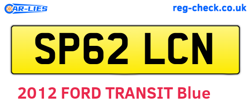SP62LCN are the vehicle registration plates.