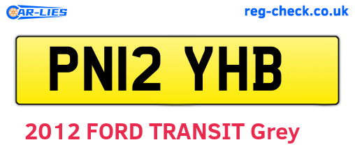 PN12YHB are the vehicle registration plates.