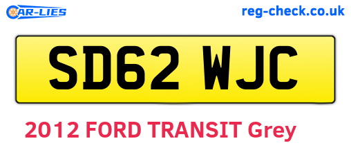 SD62WJC are the vehicle registration plates.