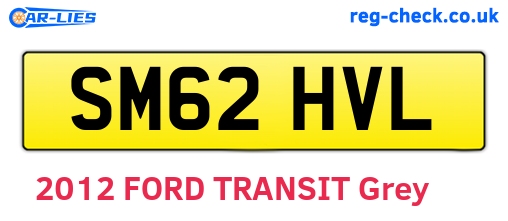SM62HVL are the vehicle registration plates.