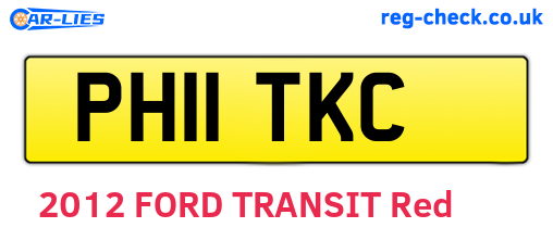 PH11TKC are the vehicle registration plates.