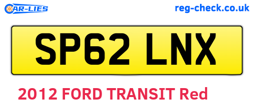 SP62LNX are the vehicle registration plates.