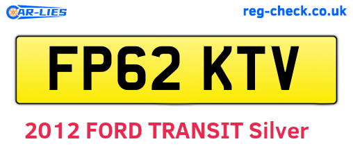 FP62KTV are the vehicle registration plates.