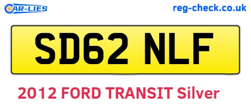 SD62NLF are the vehicle registration plates.
