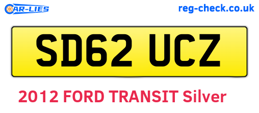 SD62UCZ are the vehicle registration plates.
