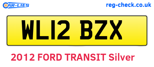 WL12BZX are the vehicle registration plates.