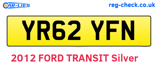 YR62YFN are the vehicle registration plates.