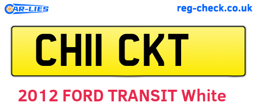 CH11CKT are the vehicle registration plates.