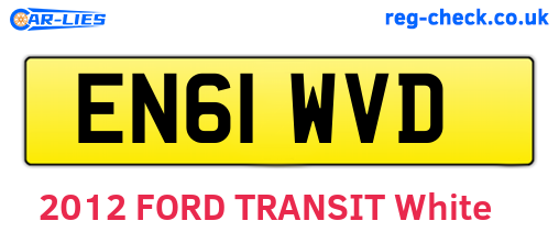 EN61WVD are the vehicle registration plates.
