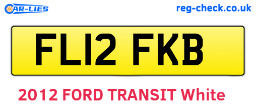 FL12FKB are the vehicle registration plates.