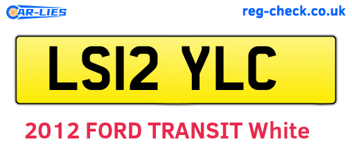 LS12YLC are the vehicle registration plates.