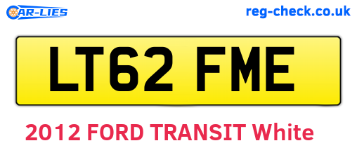 LT62FME are the vehicle registration plates.