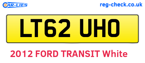 LT62UHO are the vehicle registration plates.