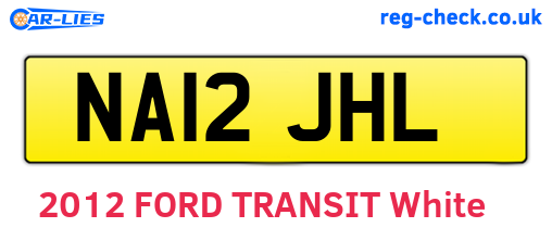 NA12JHL are the vehicle registration plates.