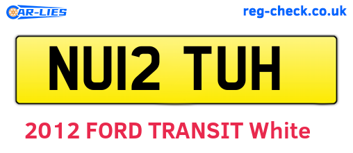 NU12TUH are the vehicle registration plates.