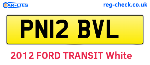 PN12BVL are the vehicle registration plates.
