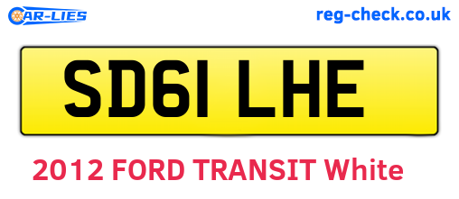 SD61LHE are the vehicle registration plates.