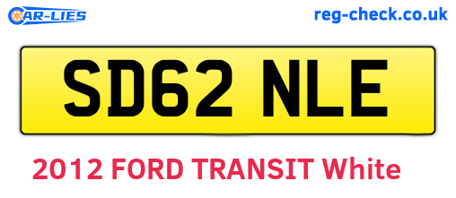SD62NLE are the vehicle registration plates.