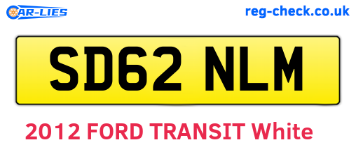 SD62NLM are the vehicle registration plates.