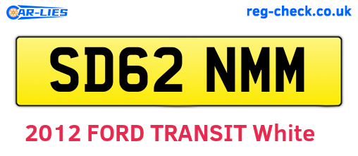 SD62NMM are the vehicle registration plates.