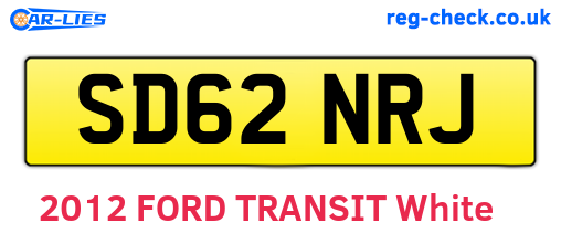 SD62NRJ are the vehicle registration plates.