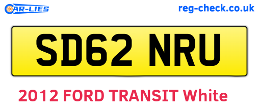 SD62NRU are the vehicle registration plates.