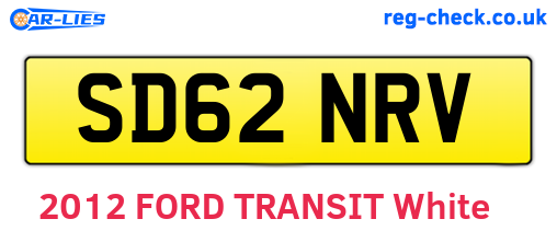SD62NRV are the vehicle registration plates.