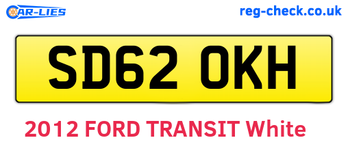 SD62OKH are the vehicle registration plates.