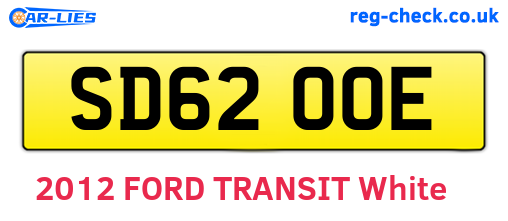 SD62OOE are the vehicle registration plates.