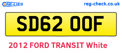 SD62OOF are the vehicle registration plates.