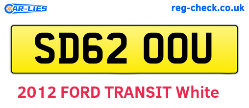 SD62OOU are the vehicle registration plates.