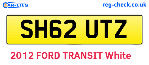 SH62UTZ are the vehicle registration plates.