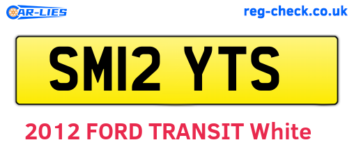 SM12YTS are the vehicle registration plates.
