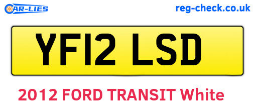 YF12LSD are the vehicle registration plates.