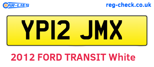 YP12JMX are the vehicle registration plates.