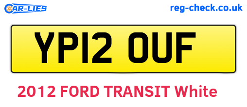 YP12OUF are the vehicle registration plates.