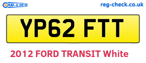 YP62FTT are the vehicle registration plates.