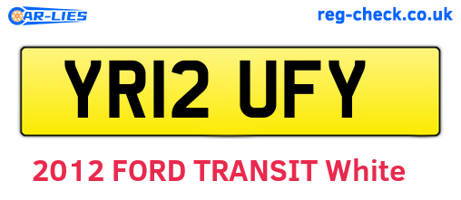 YR12UFY are the vehicle registration plates.