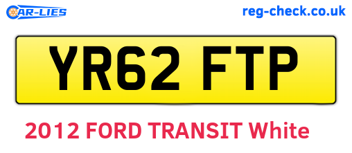 YR62FTP are the vehicle registration plates.