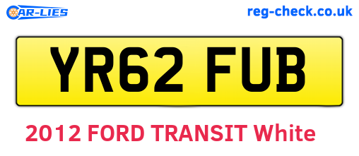 YR62FUB are the vehicle registration plates.