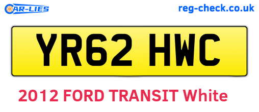 YR62HWC are the vehicle registration plates.