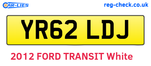 YR62LDJ are the vehicle registration plates.