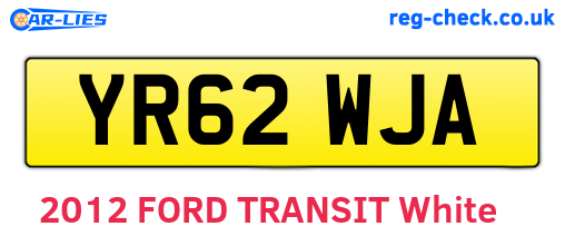 YR62WJA are the vehicle registration plates.