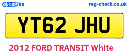 YT62JHU are the vehicle registration plates.