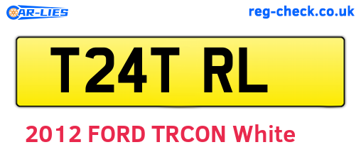 T24TRL are the vehicle registration plates.